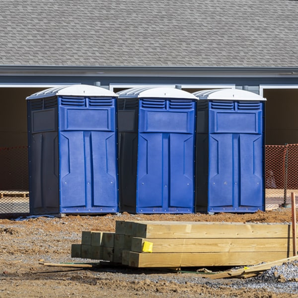 what is the expected delivery and pickup timeframe for the porta potties in Costa Mesa California